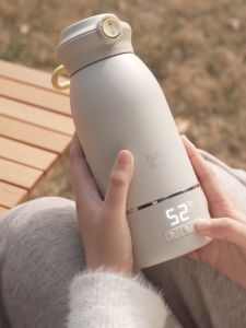 Boboduck [500ml &10000 mAh Battery] Portable Wireless Thermostatic Kettle Portable Baby Milk Cup 3 Minutes Fast Heating 500ml Milk Bucket Kettle For Boiling Milk Baby Melk Machine - Lazada