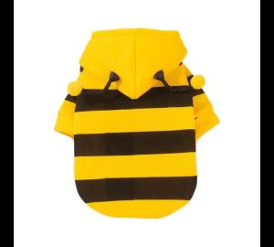 Bee Pet Puppy Coat Apparel Outfit Dog Hoodies Winter Warm Cat Cosplay Costume Holiday Outfit for Small Medium Dogs & Cats
