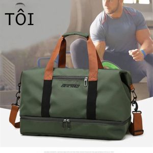 MARKROYAL Túi Thể Thao Du Lịch Chống Nước Dung Tích Lớn Dành Cho Nam Và Nữ Túi Đeo Chéo Thời Trang Oxford Có Dây Kéo Túi Vải Thô Thông Thường