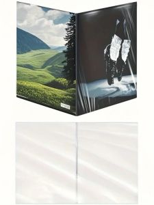 12 Inch Rõ Ràng Gấp Cổng Đĩa Vinyl Bên Ngoài Tay Sách Kiểu Bìa Album Mở Đầu Cho Đôi LP & Album Gấp 12 