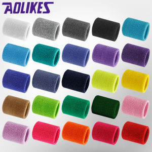 Sweat Towel Wristband Mens and Womens Sports Fitness Badminton Basketball Running Breathable Comfortable Wrist Protector Yoga Sweat-Wiping