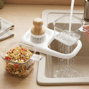 Multifunctional Kitchen Sink Strainer Basket / Strong Suction Cup Food Waste Filter Draining Rack / Fast Drain Detachable Residue Collector / Convenient Separator for Filtering Food Residues Tea Leaves and Kitchen Leftovers for Easy Cleaning