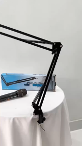 Giá đỡ Micro kẹp bàn- kẹp Mic thu âm-Mic Karaoke xoay 360 độ chắc chắnKhung thép sơn tĩnh điện