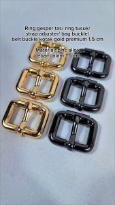 Ring Gesper Tas 15 cm Premium Import/ Ring Tusuk/ Strap Adjuster/ Bag Belt Buckle/ Aksesoris Kulit