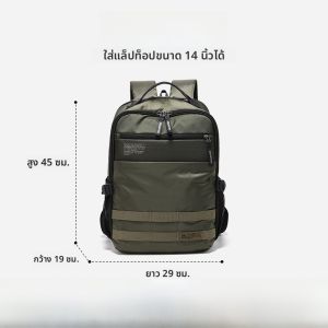 spaceman | กระเป๋าเป้สะพายหลัง Oxford Cloth ความจุขนาดใหญ่สำหรับผู้ชาย กระเป๋าใส่คอมพิวเตอร์สำหรับกลางแจ้ง น้ำหนักเบา กระเป๋าสะพายไหล่แบบกันน้ำสำหรับใส่หนังสือ