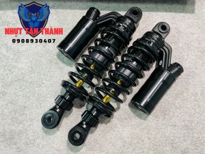 Phuộc nhúng sau có bình dầu OhLins-Tăng chỉnh dành cho xe yamaha Sirius/Jupiter..