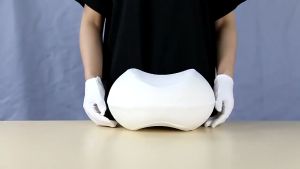 Memory Foam Knee Pillow Sleeping Leg Pillow for Side Sleepers & Pregnant Women for Spinal Alignment Relief Sciatica Knee Back Leg & Hip Pain