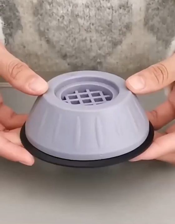 4Pcs Antislip Noise Reduction Machine Washing Feet Mats Refrigerator Base Anti Vibration