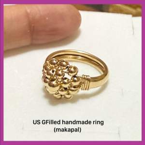 Ramtsoy Handmade 10k gold ring (makapal)