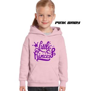 JAKET MURAH ANAK 2-12TAHUN PEREMPUAN FLEECE HOODIE SABLON PRINCES TERBARU