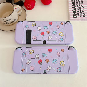 เคสนินเท็นโดสวิตช์/สวิตช์ OLED แยกเคสป้องกันแข็งการ์ตูนป้องกันรอยขีดข่วนเคสนินเท็นโดสวิตช์ OLED/Switch