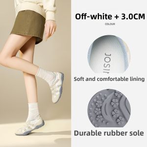 Josiny | New Spring/Summer Breathable Thick-soled White Shoes