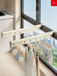 Extendable Easy-to-Use Clothes Drying Rack