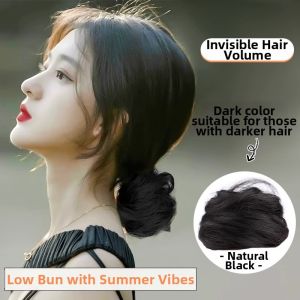 Natural Puffy Bun Hair Accessory