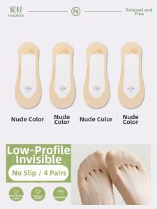 NEARKINS | Summer Anti-Slip No-Drop Boat Socks for Women