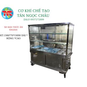 Tủ Cơm Hâm Nóng Thức Ăn Trực Tiếp Cơ Khí Tân Ngọc Châu 0937.272.899