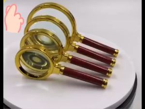 Sweet Belly Magnifying Glass - แว่นขยายด้ามไม้, 10x เท่า - มือถือ แว่นขยายแบบ 10 ประกัน