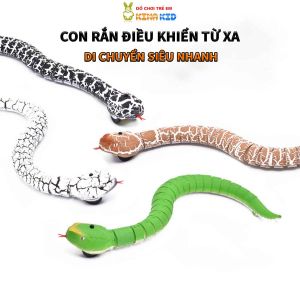 Đồ Chơi Con Rắn Điều Khiển Từ Xa Hồng Ngoại Snake Chuyển Động Như Thật Vui Nhộn Cho Bé