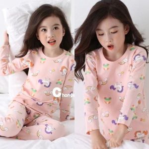 Bộ Đồ Ngủ Cotton Nguyên Chất Cho Trẻ Em Bộ Đồ Mặc Nhà Ấm Áp Mùa Thu Quần Áo Mặc Nhà Cho Bé Trai Và Bé Gái
