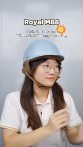 [NHÀ SẢN XUẤT] Mũ Bảo Hiểm 1/2 Đầu Royal M88 Thời Trang Cho Nam Và Nữ Bán Chạy Chính Hãng Mũ Bảo Hiểm | Trực tiếp từ NSX