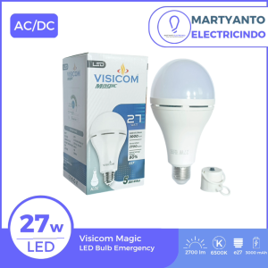 Lampu LED Emergency AC/DC Visicom Magic 27 Watt Warna Putih