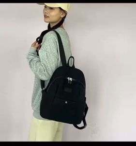 Trendy fashion nylon material multi compartment bagpack