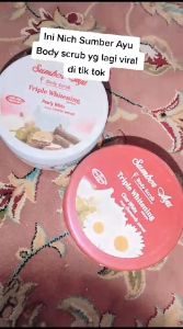 Sumber Ayu Body Scrub Triple Whitening 100ml / Lulur Mandi Pemutih