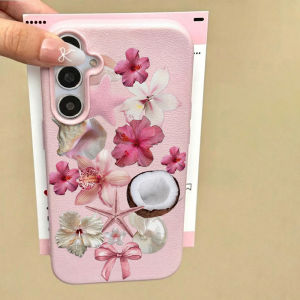 Lychee Phone Case For Samsung A57 5G A56 5G A55 A54 A53 A37 A17 A07 A16 A36 A15 A35 A34 Case Tropical Florals Pattern Soft Cover