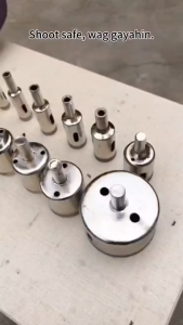 Diamond Holesaw Hole Saw Set Mata Bor Pelubang Keramik Kramik Granit Marmer Batu Porselen Kaca Diamond Silinder Bulat 6mm sampai 50 mm