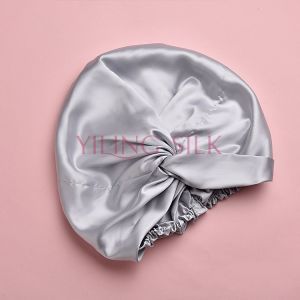 Mũ Ngủ Lụa Hai Lớp S Phong Cách Cổ Điển Quần Áo Phụ Kiện Lụa 100% Lụa Tơ Tằm Khăn Quàng Cổ Mũ Khô Tóc Cho Người Lớn