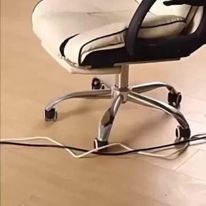 Floor Cord Cover Self-Adhesive Cord Protector Extension Wiring Duct Protector Electric Wire Slot Cable Conceal