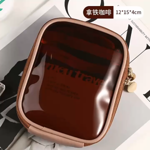 Portable Cosmetic Bag Womens Mini Lipstick Organizer Bag Waterproof Travel Touch-up Pouch Cosmetics Storage Bag