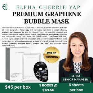 ELPHA PREMIUM GRAPHENE BUBBLE MASK