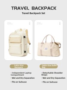 Dalmillau | Travel Backpack Large Capacity Light Business Trip & Short Tour