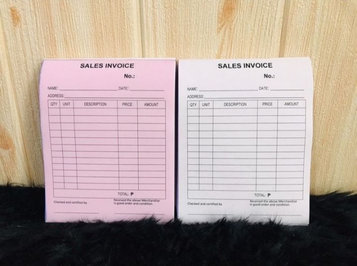 GENERIC SALES INVOICE / DELIVERY RECEIPT / ORDER RECEIPT Lazada PH