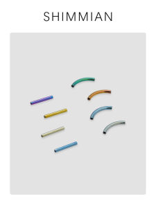 Shimian Titanium Alloy 16G Thick 1.2 Barbell Implantable Straight Bendable Tongue Lip Ear Piercing Fashion Jewelry Ear Studs
