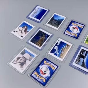 [SG READY STOCK] Game card sleeve Toploader For Cards Blue White  Tint 35PT High Clear  Card Sleeve Toploader For Cards 35PT Card Penny Sleeves  High Clear  Toploader Top Loader 25 Pieces Sports Cards  Kpop Photocards Trading Cards MTG