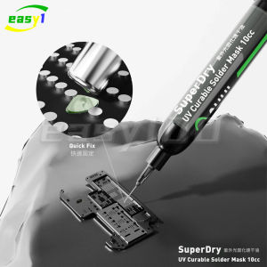 2UUL SC55 SuperDry UV Curable Solder Mask 10CC For Mobile Phone Repair Jumping Wire Quick Dry Curing Welding Paste Flux Oil