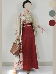 Original Lingxi Evening Crow Song Dynasty Hanfu Long Dry Temple Tube Top Womens Improved Version Daily Style Skirted Top