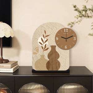 Đồng Hồ Trang Trí Bàn Card Yue Thời Trang Cổ Điển Hiện Đại Đồng Hồ Trang Trí Phòng Khách Phòng Ăn Đồng Hồ Trang Trí Tĩnh Âm Không Cần Khoan