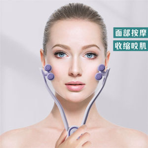 Face Roller Massager Beauty Tool Small VV Massage Device Muscle Training Double Chin Neck Wrinkle Use Facial Care Equipment