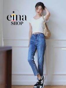 Einashop Allegra Straight Cropped Jeans SG Ship