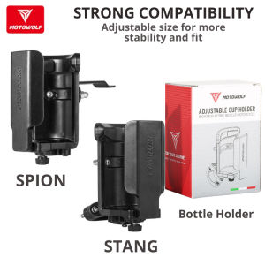 Motowolf Holder Botol Minum Motor Sepeda Multi Fungsi Adjustable