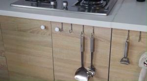 FILED GREEN🌈ตะขอสแตนเลสคู่ ตะขอสแตนเลสเกาะขอบประตู แขวนสิ่งของขอบประตูชนิดแขวน/ห้องน้ำห้องครัวเสื้อกระเป๋าหมวกผ้าขนหนูที่ใส่กุญแจ