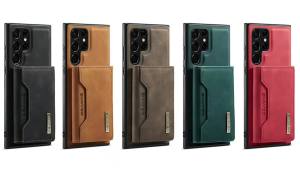 Ví Da Từ Tính Cho Samsung Galaxy A Series - Có Khe Đựng Thẻ Chân Đế Chống Xước Chống Sốc Tương Thích Với A17 A27 A37 A57 Và Nhiều Hơn Nữa