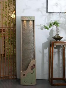 Water Feature Decorative Items Display Decorative Accessories Water Fountain Indoor Home Decoration Items Water Fountain Chinese Zen Style Decoration Safety Quality