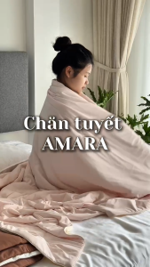 Chăn Tuyết AMARA Cao Cấp Siêu Mềm Mịn Mỏng Nhẹ Mát Lạnh - Sử Dụng Bốn Mùa Kích Thước 2mx2m2