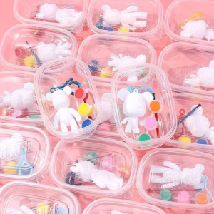 [HÀNG CÓ SẴN] Đồ Chơi Tô Tượng Bằng Thạch Cao Kèm Màu Kèm Bút Cho Bé Thỏa Sức Sáng Tạo