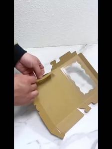 5/10pcs Gift Box with Clear Window - For Desserts Pastries Candies and Chocolates - Perfect for Weddings Birthdays and More