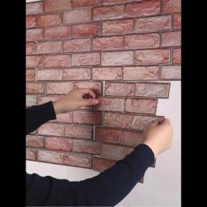 30cmX30cm DIY Trang Trí Xốp Giấy Dán Tường Tự Dính Chống Thấm Nước Họa Tiết Gạch 3D Tấm Dán Tường Phong Cách Hiện Đại Nhà Phòng Khách Phụ Kiện